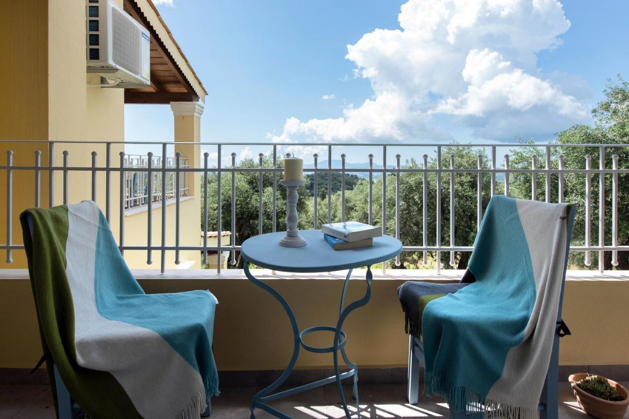 Вилла Terra Rossa By Konnect, Views To Ionian Sea Spartylas Экстерьер фото