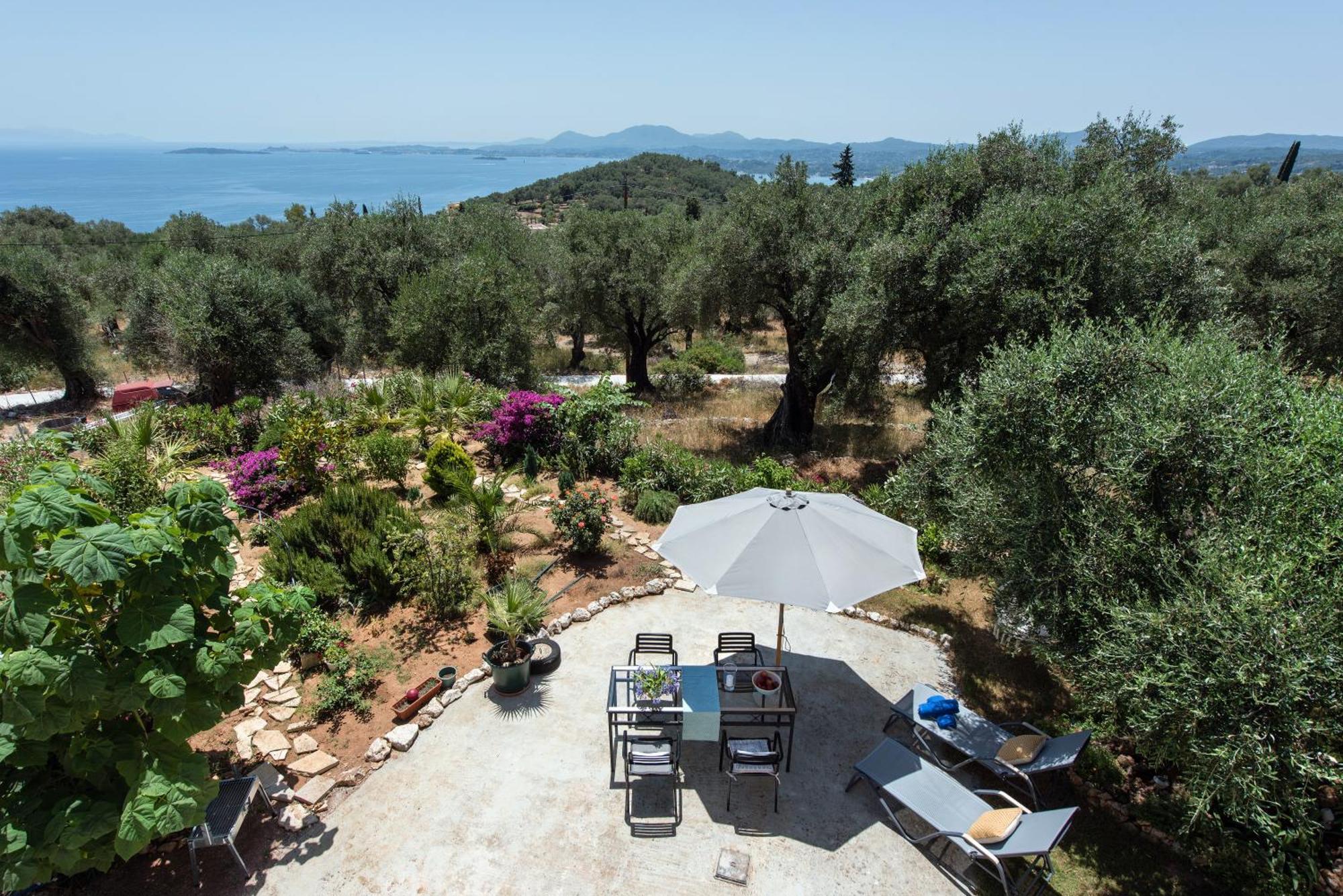 Вилла Terra Rossa By Konnect, Views To Ionian Sea Spartylas Экстерьер фото