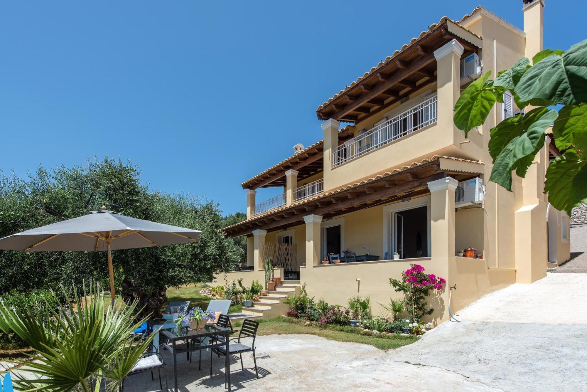 Вилла Terra Rossa By Konnect, Views To Ionian Sea Spartylas Экстерьер фото